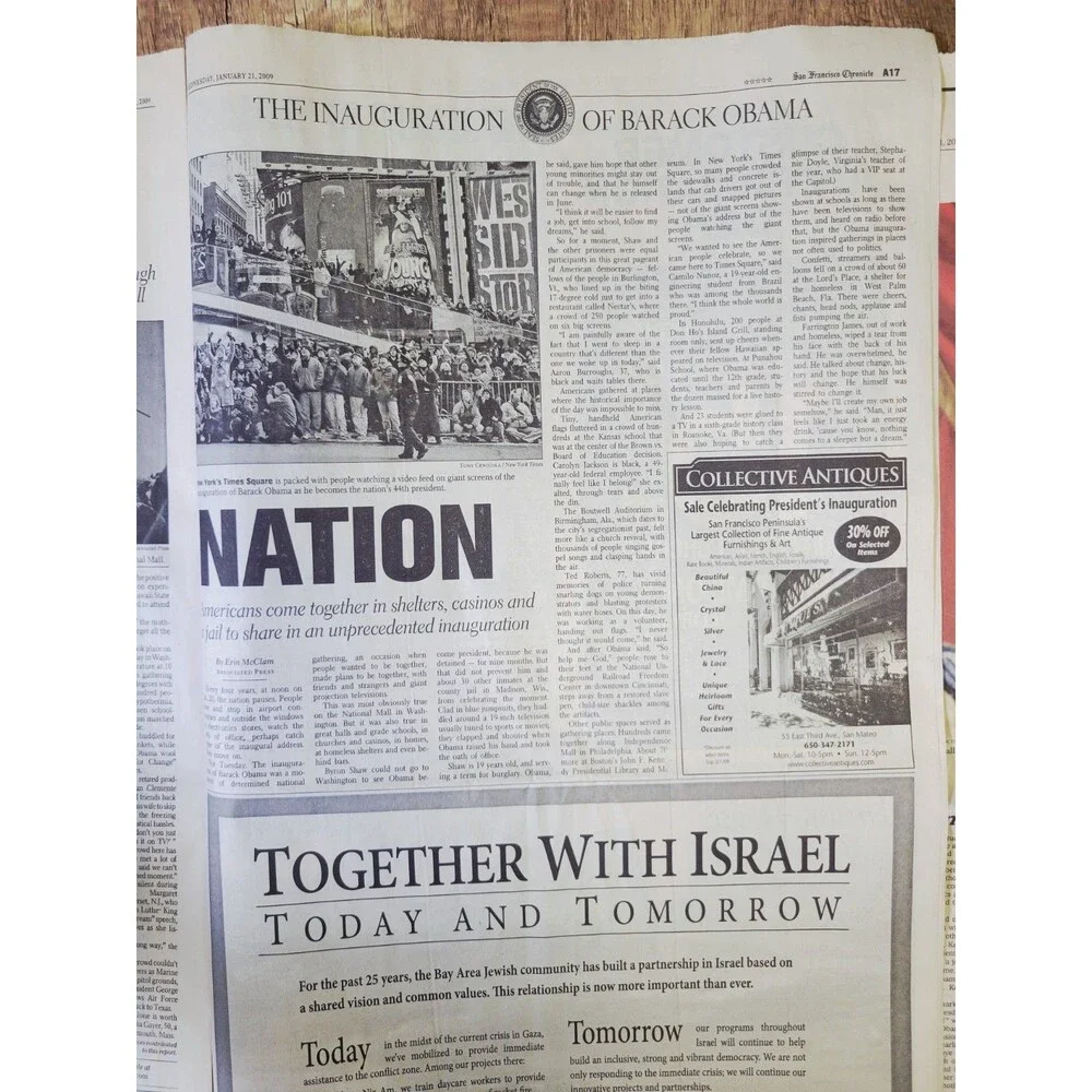 2009 Jan 21: President OBAMA Inauguration Day Special - NY Times New York